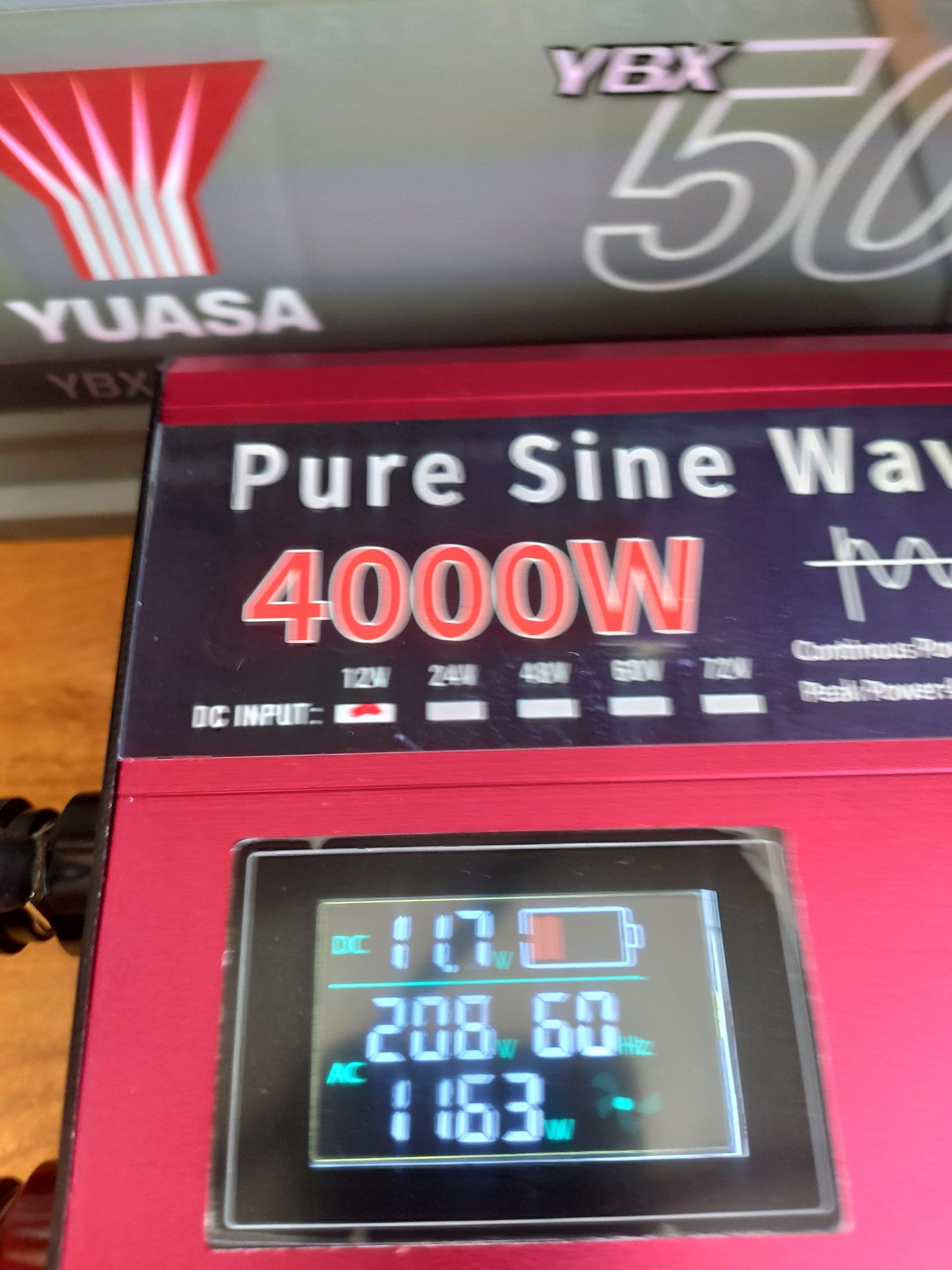 Przetwornica 12V 230V 4000W Inwerter 4kW Pełny Sinus Awaryjne Zasilani
