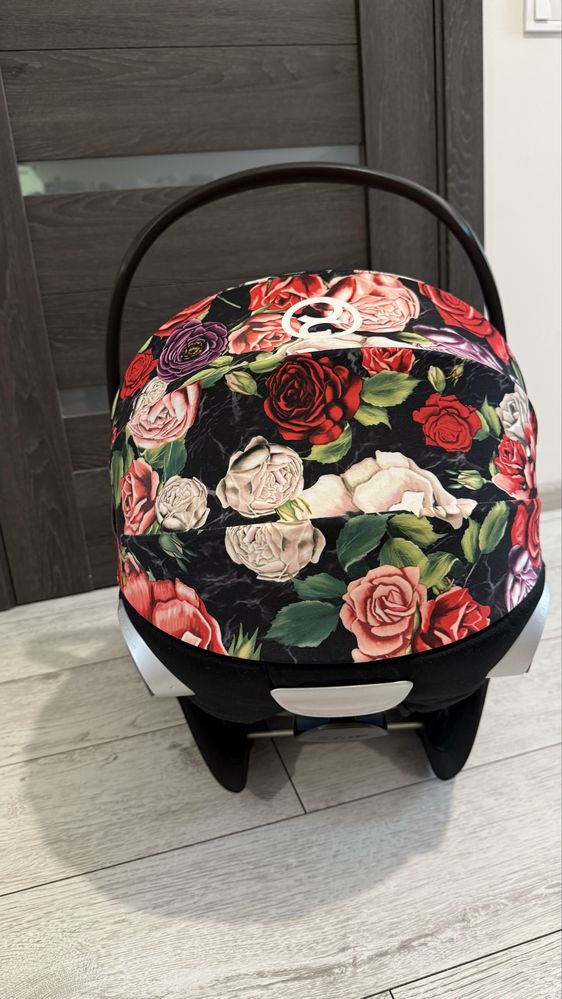 Автокрісло автолюлька cybex cloud z i-size Blossom dark