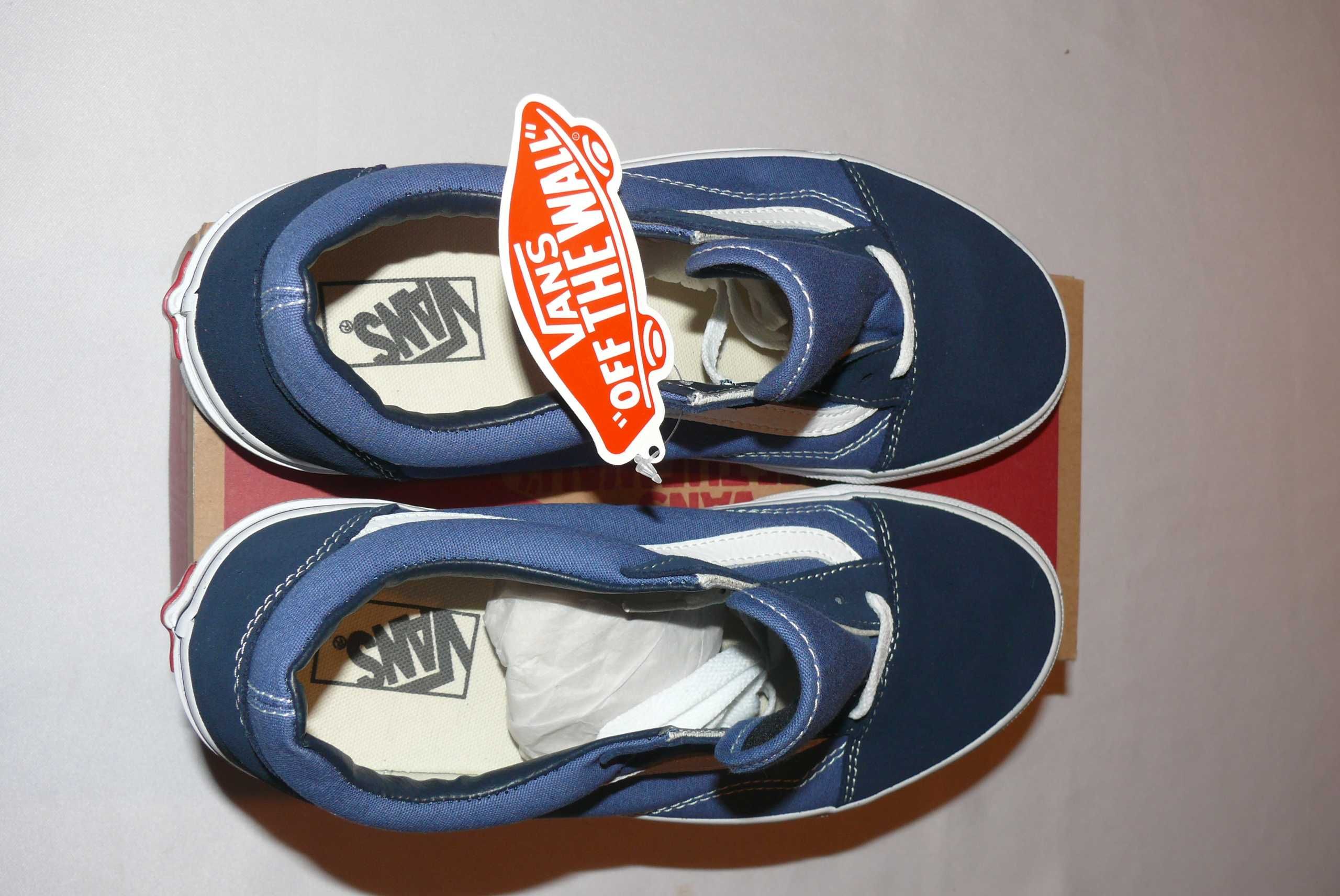 Buty ORYGINALNE trampki Vans Old Skool Navy  r_36/ 36,5/ 40 / 42,5EU