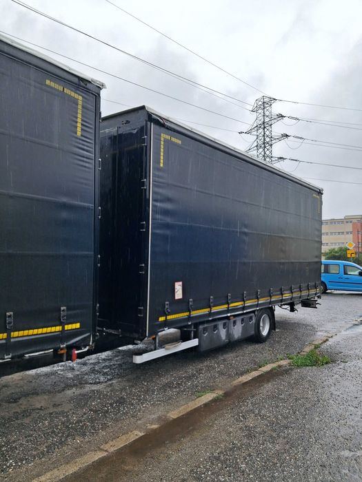 DAF CF 370 ZESTAW PRZESTRZENNY 7,7m+7,7m/DMC29000kg/Przyczepa Gniotpol