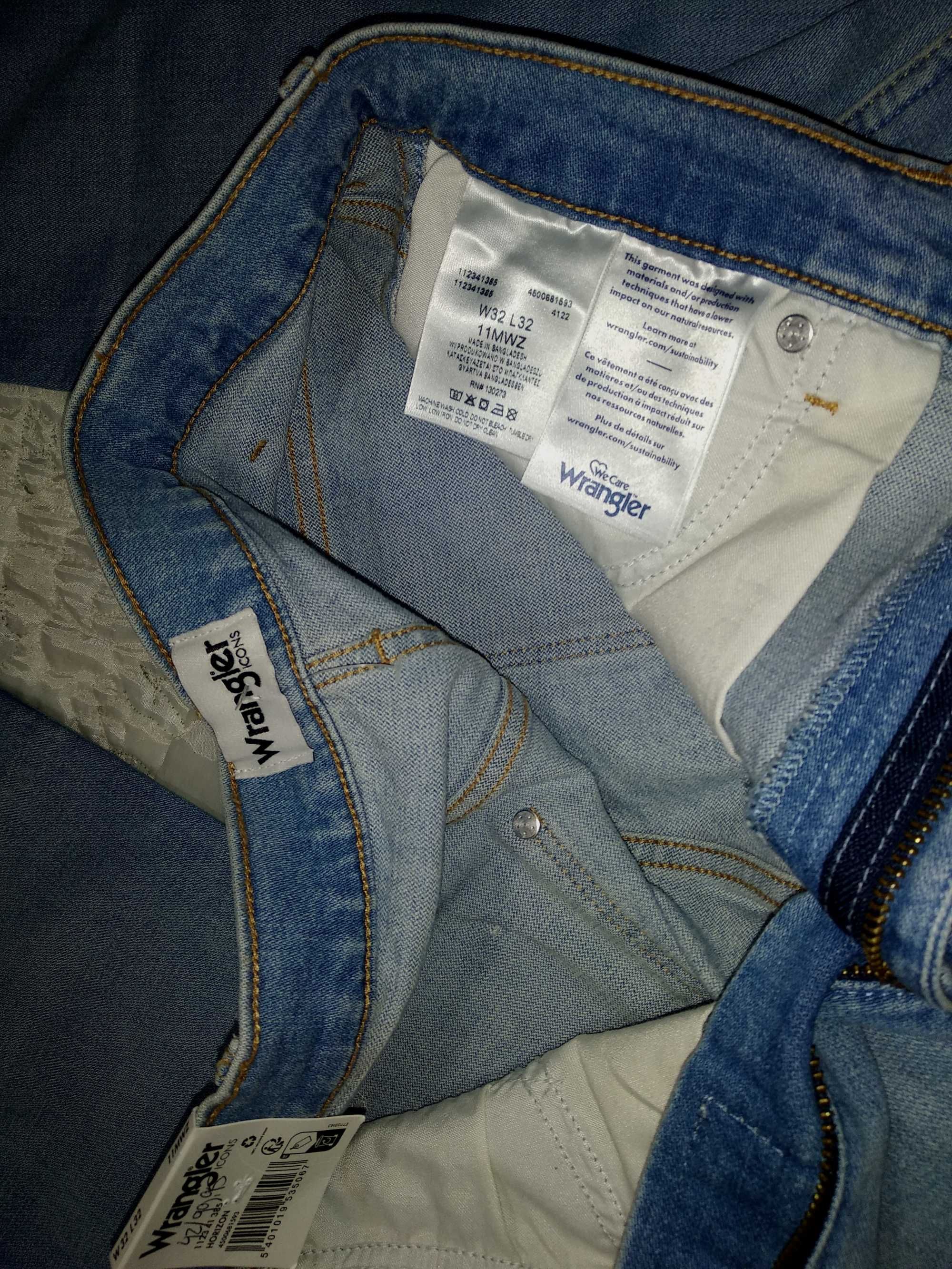 Джинси WRANGLER 11MWZ stretch W32 L32 made in Bangladesh з США