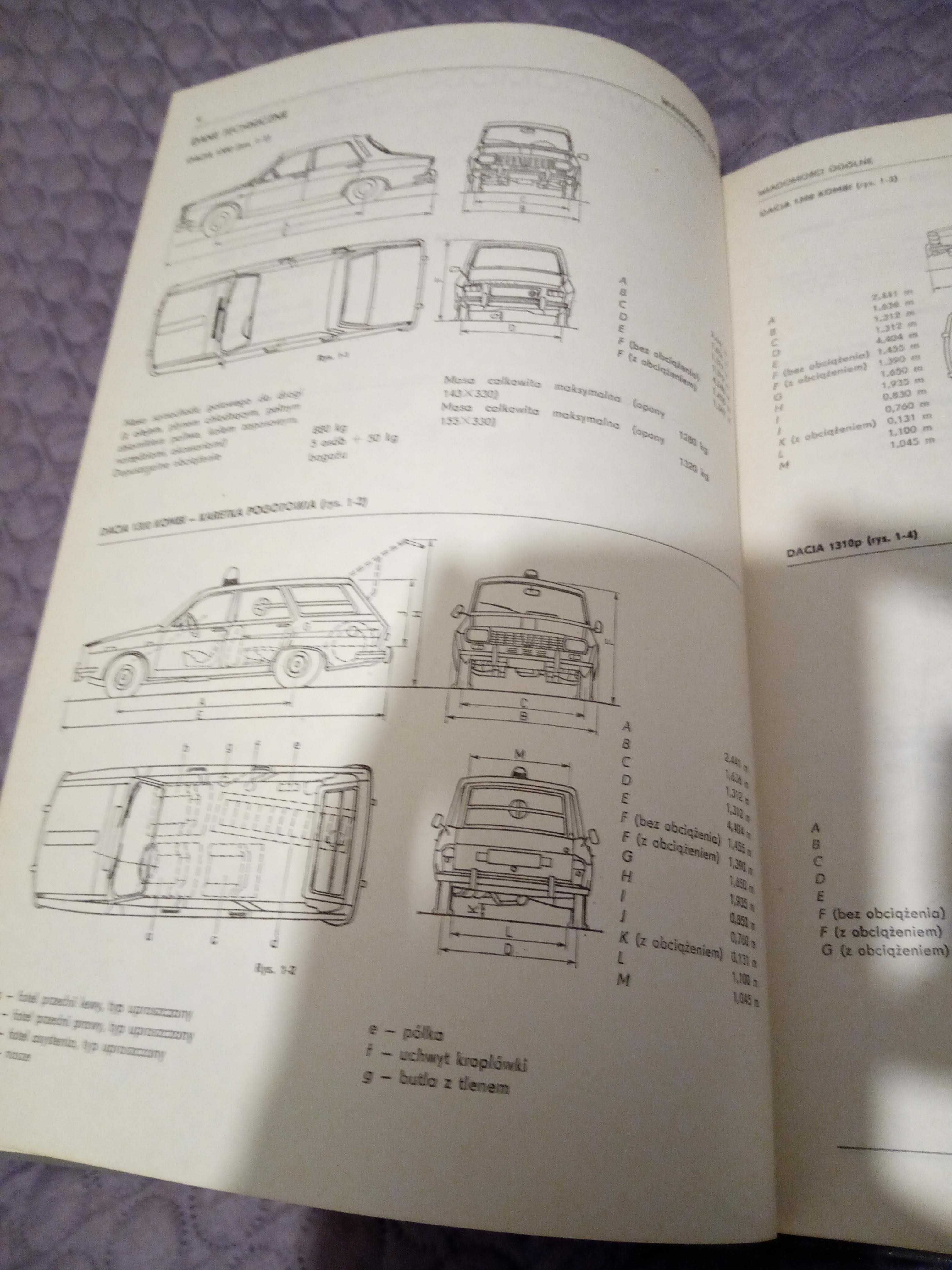 Naprawa samochodu Dacia 1300 i 1310 instrukcja