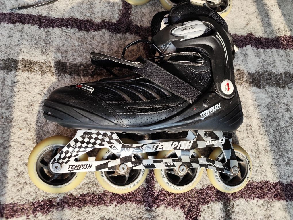 Rolki Tempish Airline II 90 ABEC 9 Chrome rozm. 46, plecak gratis