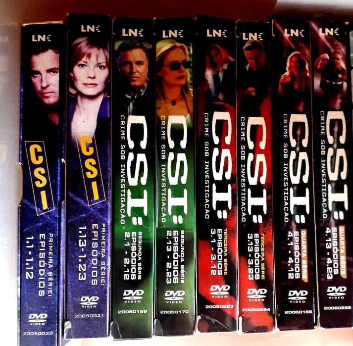 Séries em DVD - CSI Las Vegas/CSI Miami/Sem Rasto/Sex & City
