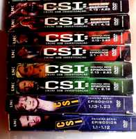 Séries em DVD - CSI Las Vegas/CSI Miami/Sem Rasto/Sex & City/Ivanhoe