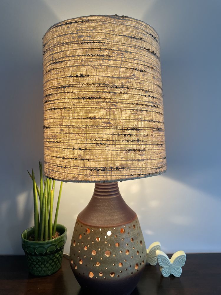 Duża,ceramiczna lampa Fat Lava,Niemcy lata ’70