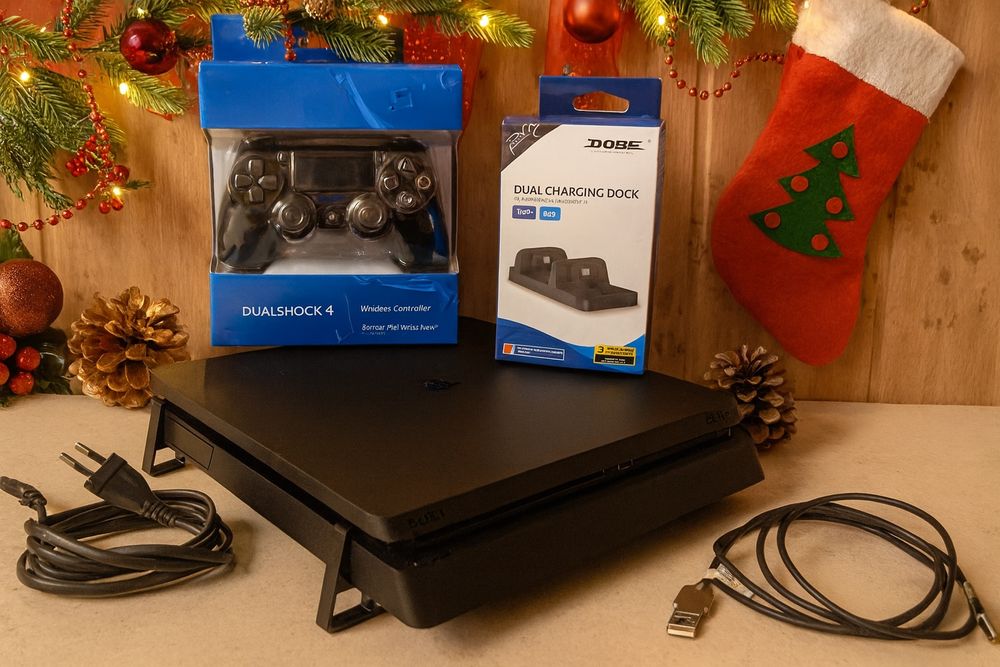 PS4 Slim 500 GB+ PAD Sony  +Kable