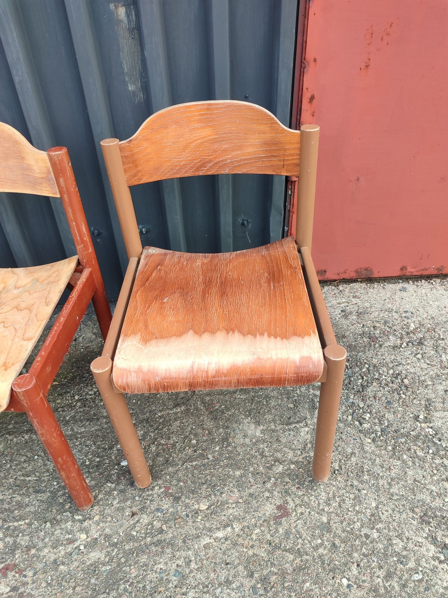 Krzesła drewniane 3szt możliwy transport