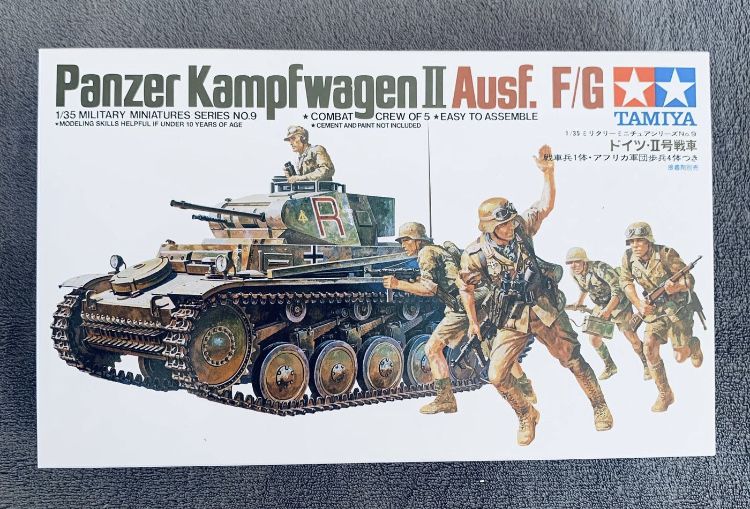 Czołg Panzer ll model do sklejania Tamiya 35009