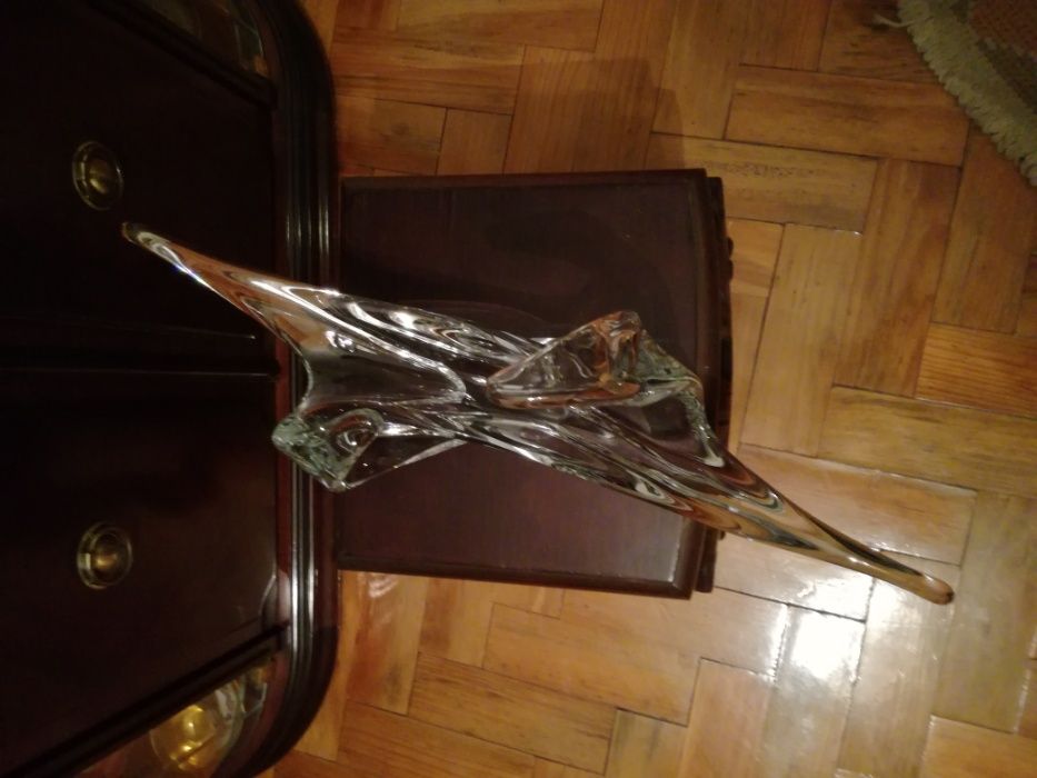 Centro Mesa Cristal "Art Vannes" Anos 60/70