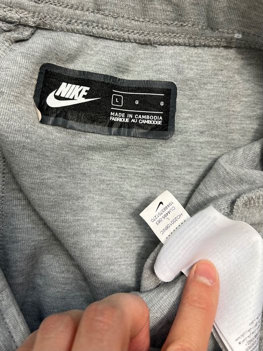 Spodnie Nike Tech Fleece Szare Dresy
