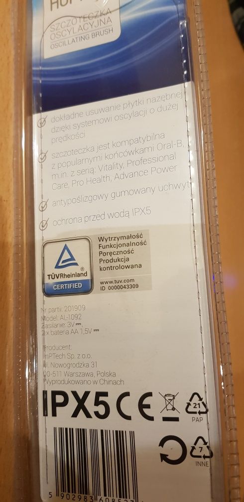 Nowa Szczoteczka do zębów firmy Hoffen