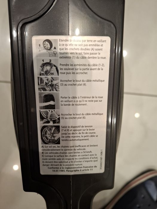 Łańcuchy śniegowe Weissenfels Prestige M44 9mm od 14" do 17"