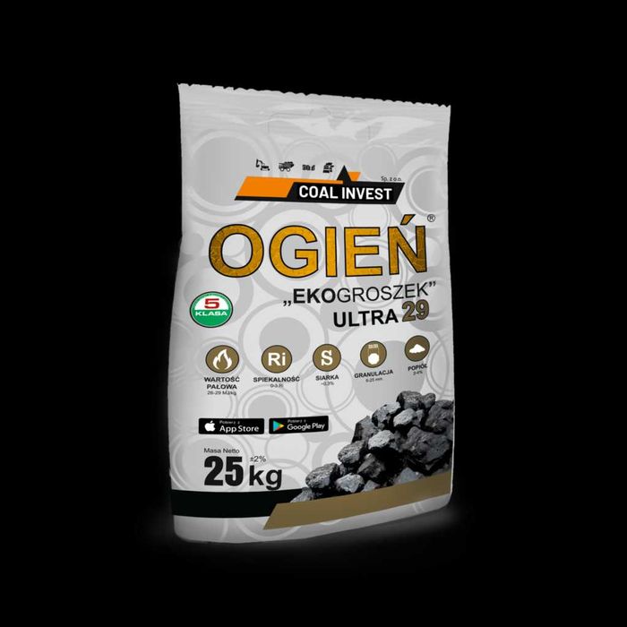 Groszek Plus - Ekogroszek Ogień Ultra 26-29 MJ/kg