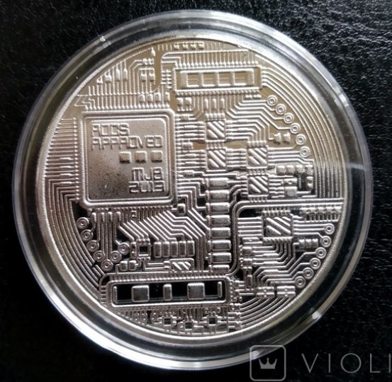 Монети Біткоїн Биткоин BITCOIN в наявності більше 500шт NEW в капсулах