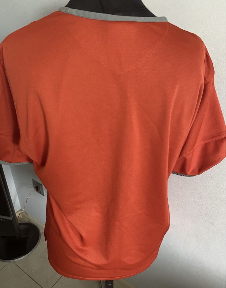 Adidas sportowa koszulka czerwona męska r. M/L
