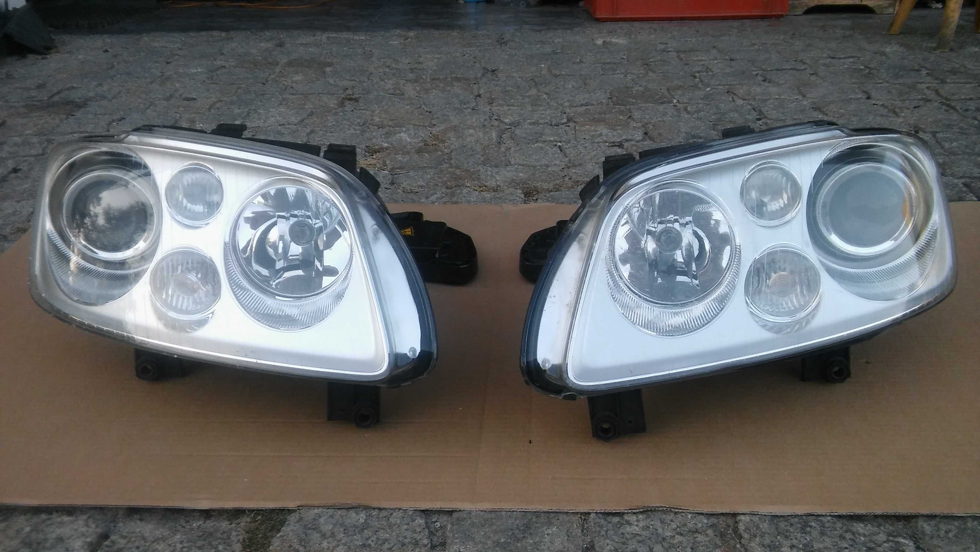 VW Touran,1T0,od 03r,lampa przód,BI XENON,Lewa+Prawa,oryginał,LUX