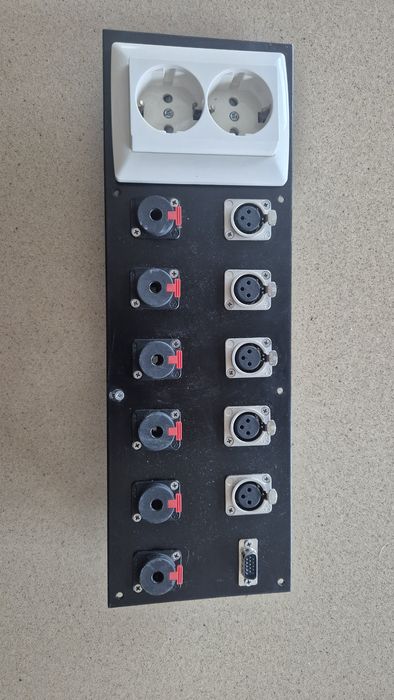 Rack parede XLR e Jack