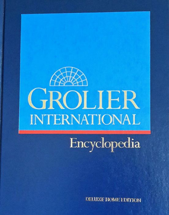 Vendo enciclopedia Grolier em inglês, completa, 20 volumes