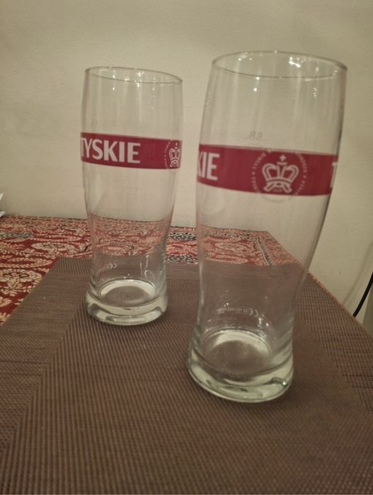 Szklanki pokale do piwa 0,5 l Tyskie