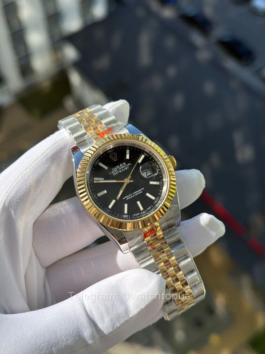 Годинник Rolex Datejust Silver Gold