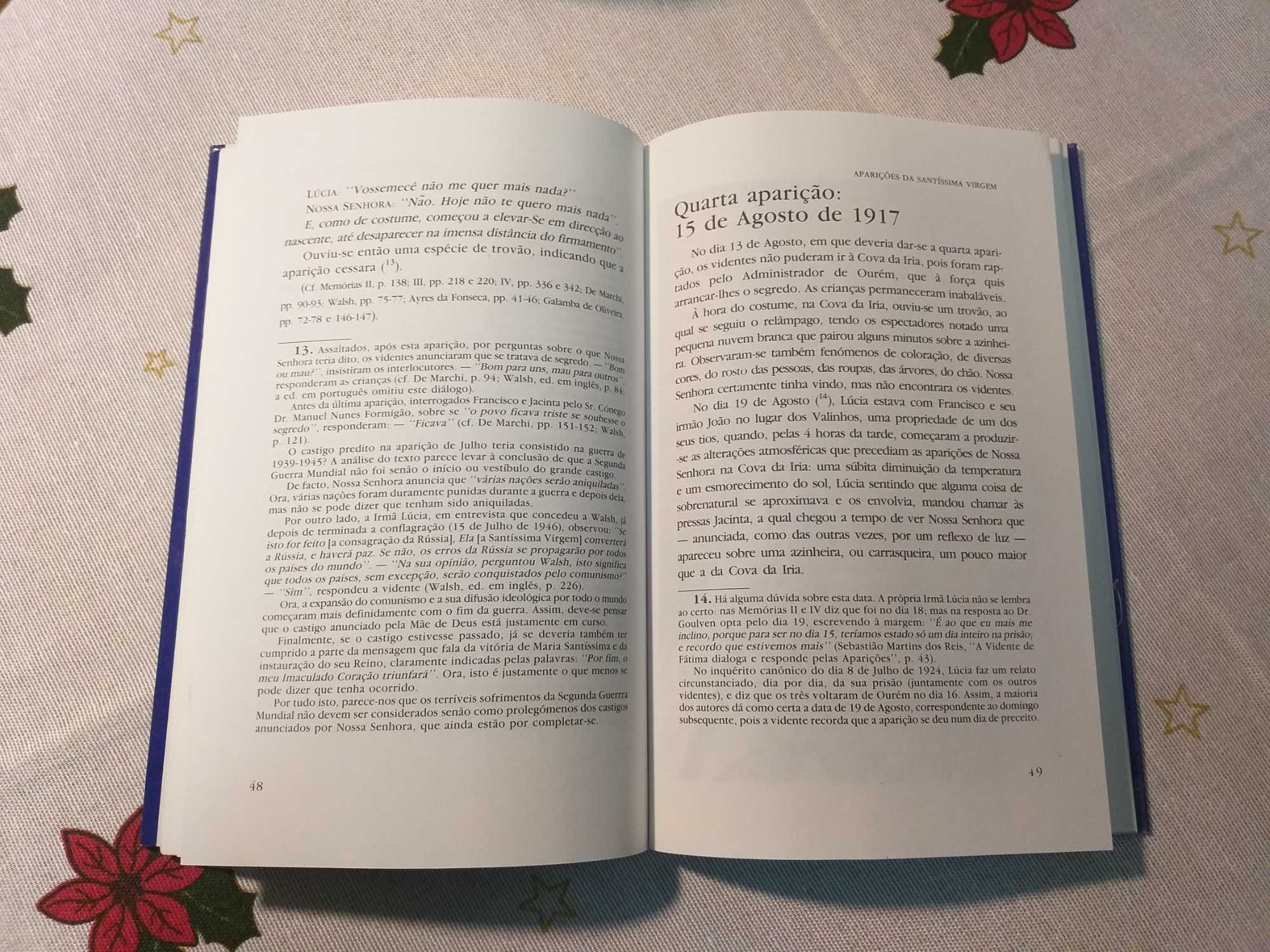 "As aparições e a mensagem de Fátima nos manuscritos da Irmã Lúcia"