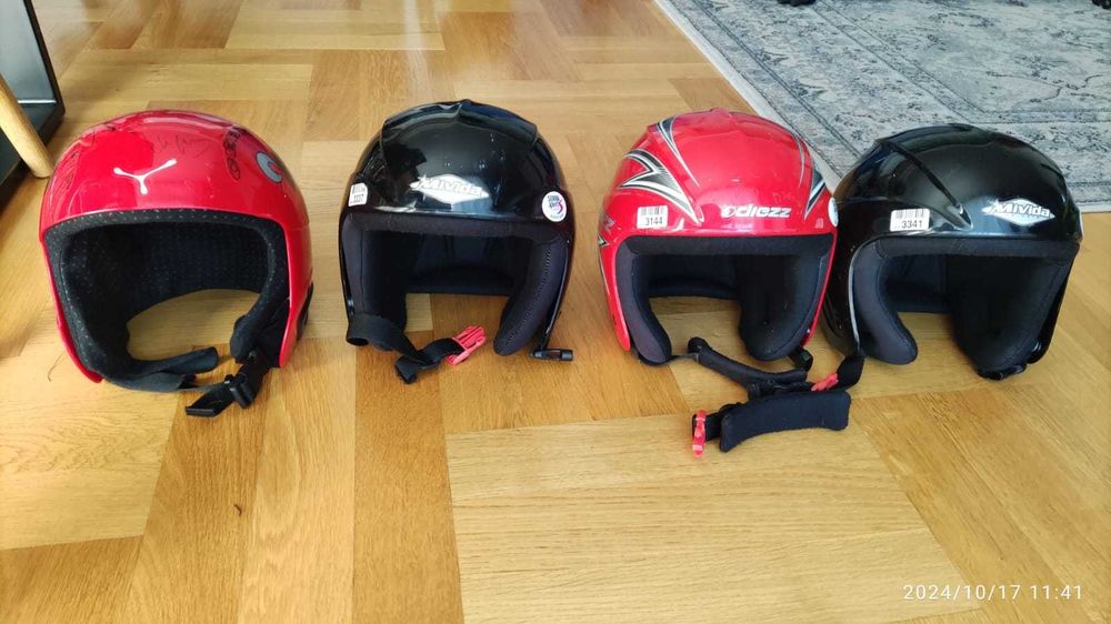 Kaski / kask narciarski dla dziecka, dostępne 4 sztuki, używane, TANIO