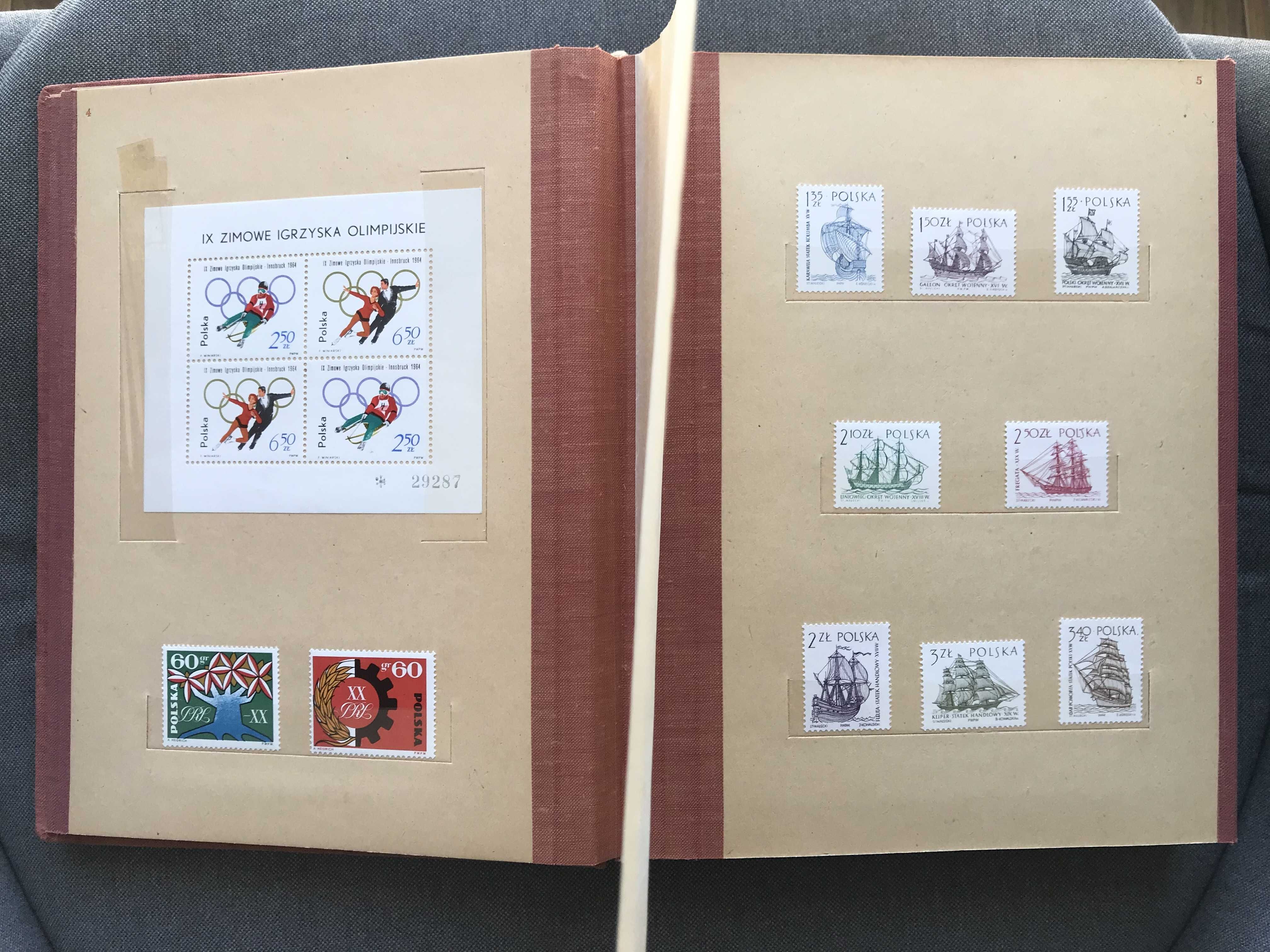 Klaser tom VI: czyste ** (Polska 1964-65) zaw. bl.41 i arkusze 1472-79