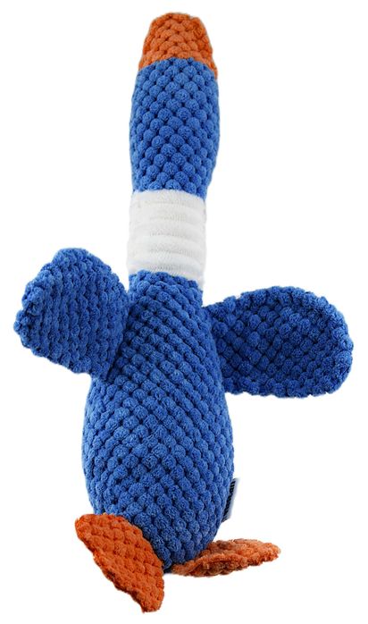 Pluszowa zabawka Vitscan gęś, niebieska, gryzak, piszczenie + szeleszt