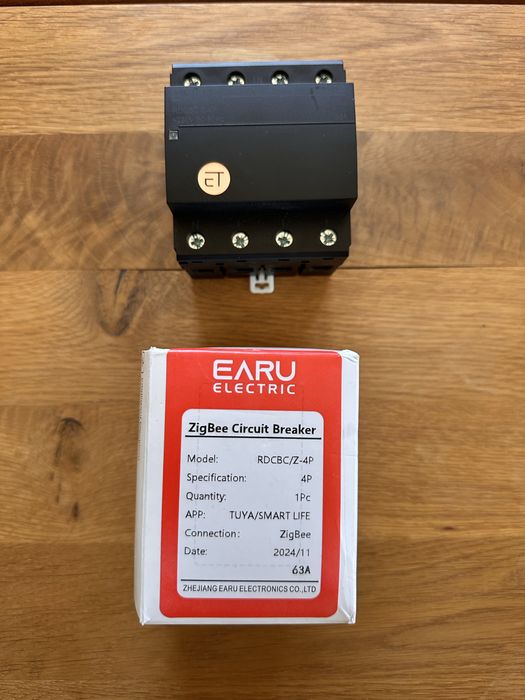 Sterownik WiFi TUYA ZigBee 3-fazowy 3P+N 63A Przekaźnik harmonogramy