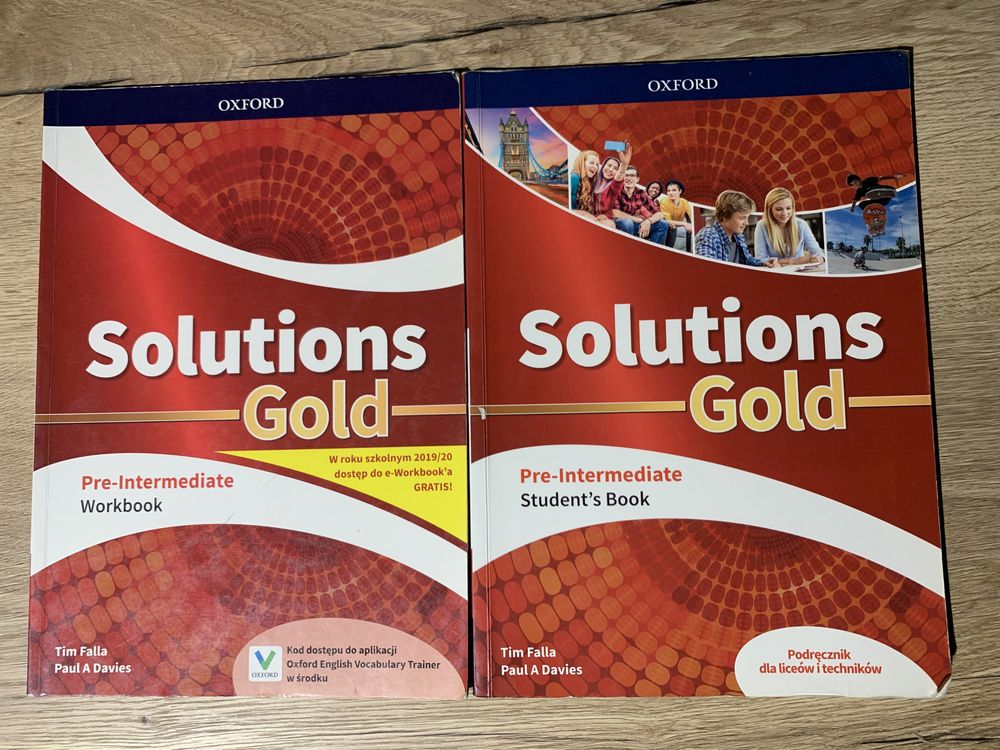 Solutions Gold Pre-Intermediate podręcznik + ćwiczenia
