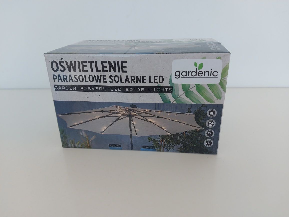 Oświetlenie parasolowe solarne Led 2,9 m