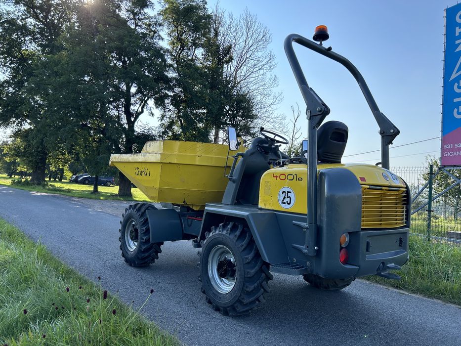 Wozidło budowlane Wacker Neuson 4001s 4x4 z Niemiec 4 tony obrotowe
