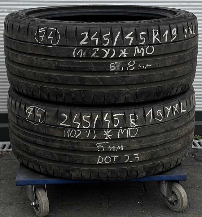 2x Continental SportContact 7 245/45R19 102Y XL MO* MB E klasa BMW 5