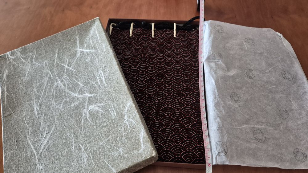 Bolsa artesanal japonesa original Inden-Ya motivo Seigaiha