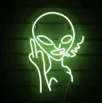 Neon LED zielony