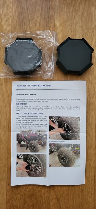 Centros jante Polaris RZR (par)