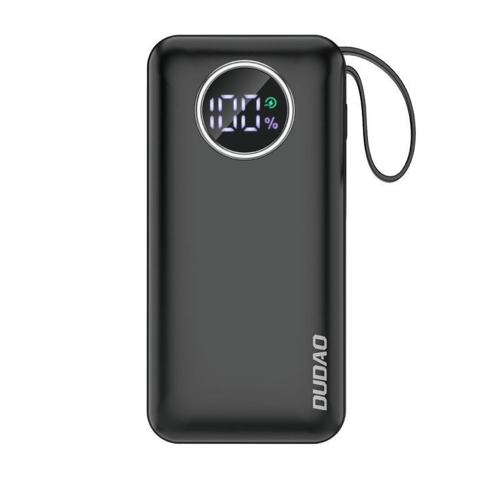 Dudao powerbank 10000mAh USB / USB-C 22.5W z kablem Lightning / USB-C