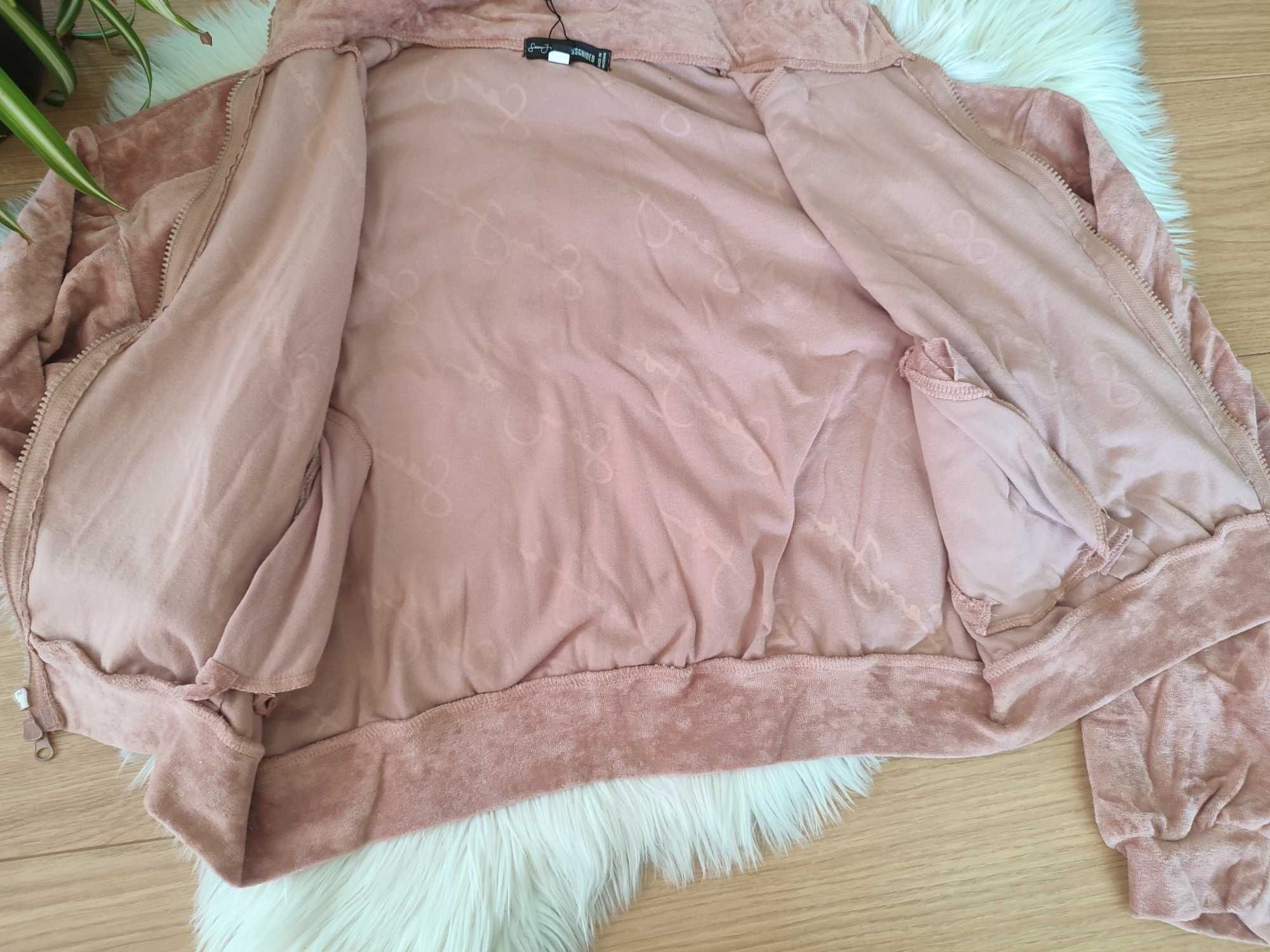 Bluza krótka damska pluszowa welurowa Missguided r. 40 / L
