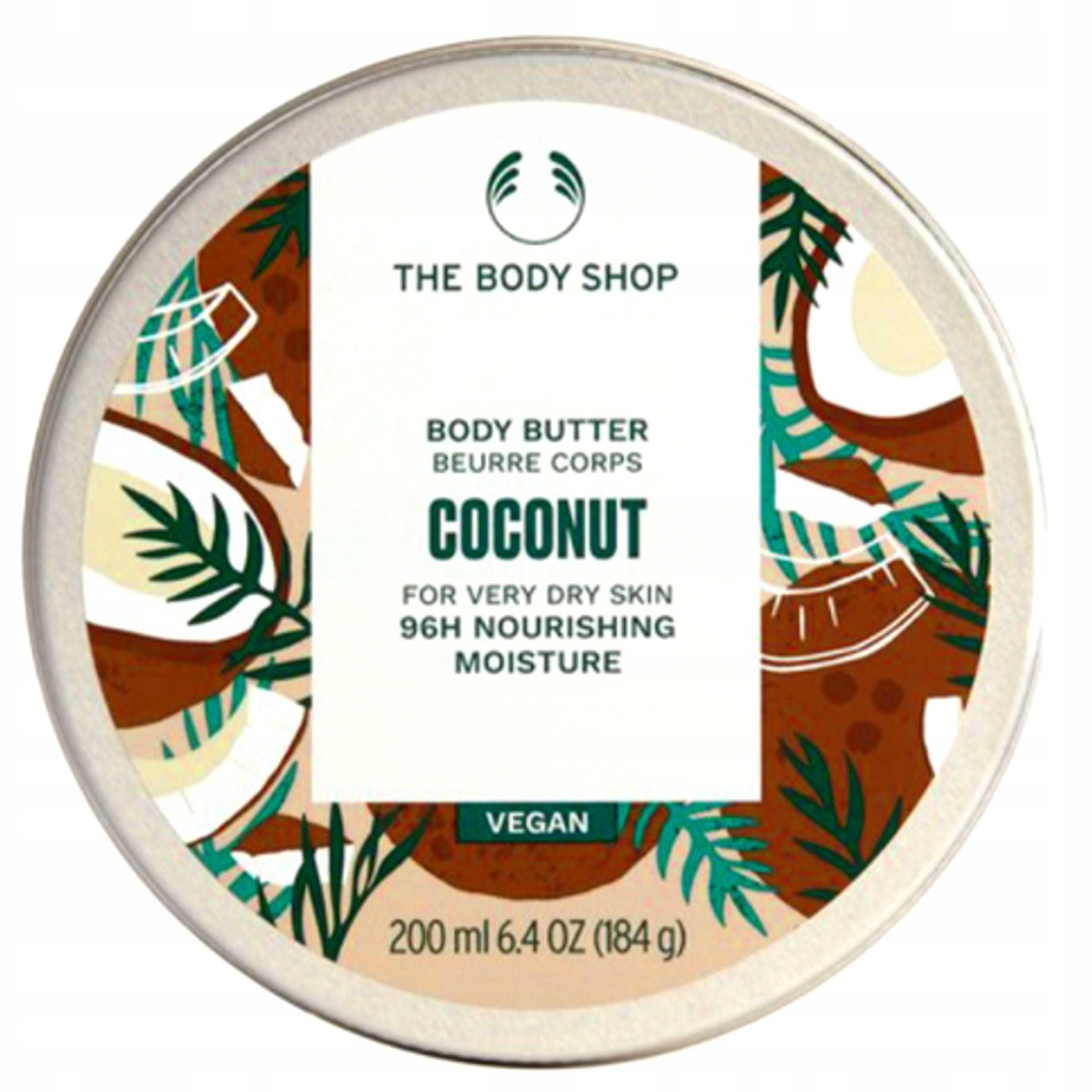 Nawilżające masło The Body Shop Coconut Kokos 200 ml