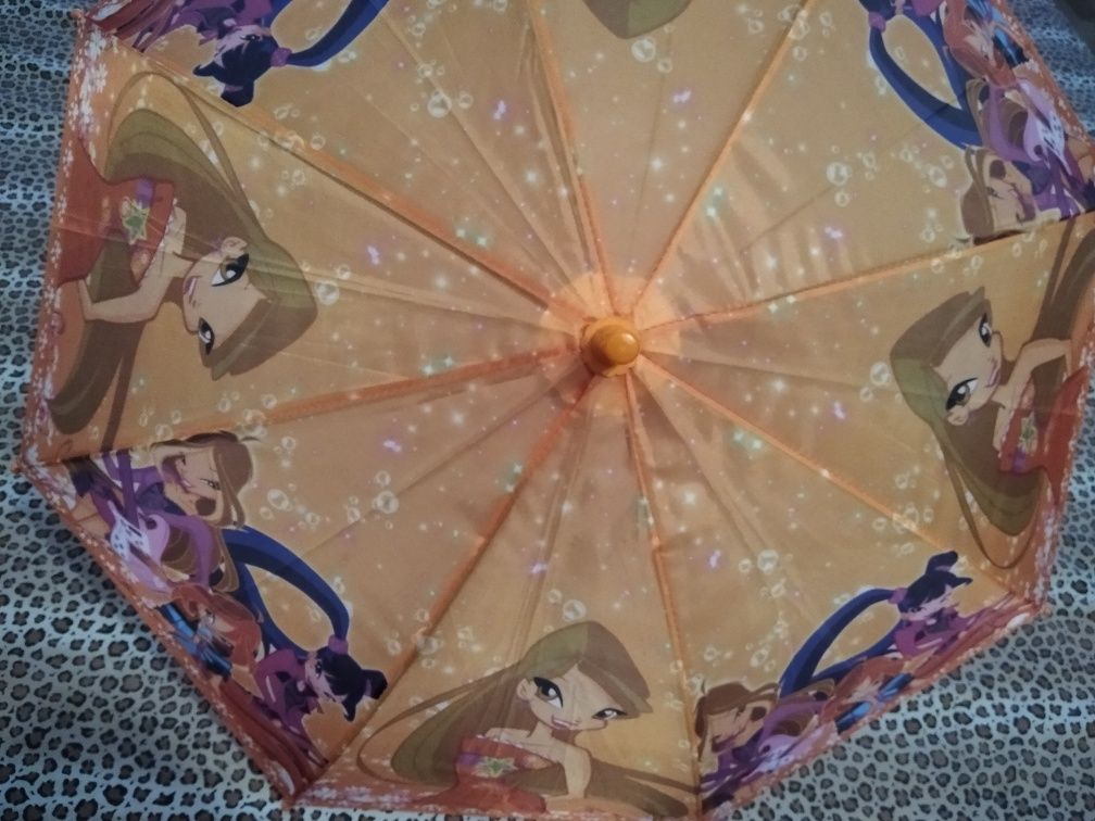 Детский зонт (тросточка) Winx винкс для девочки