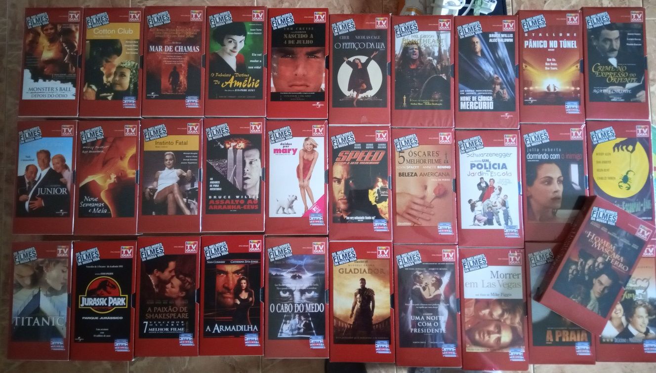 Filmes VHS (1€ cada um)