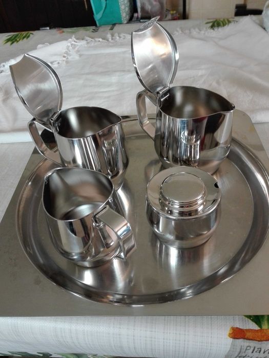 Conjunto Chá/Café INOX novo