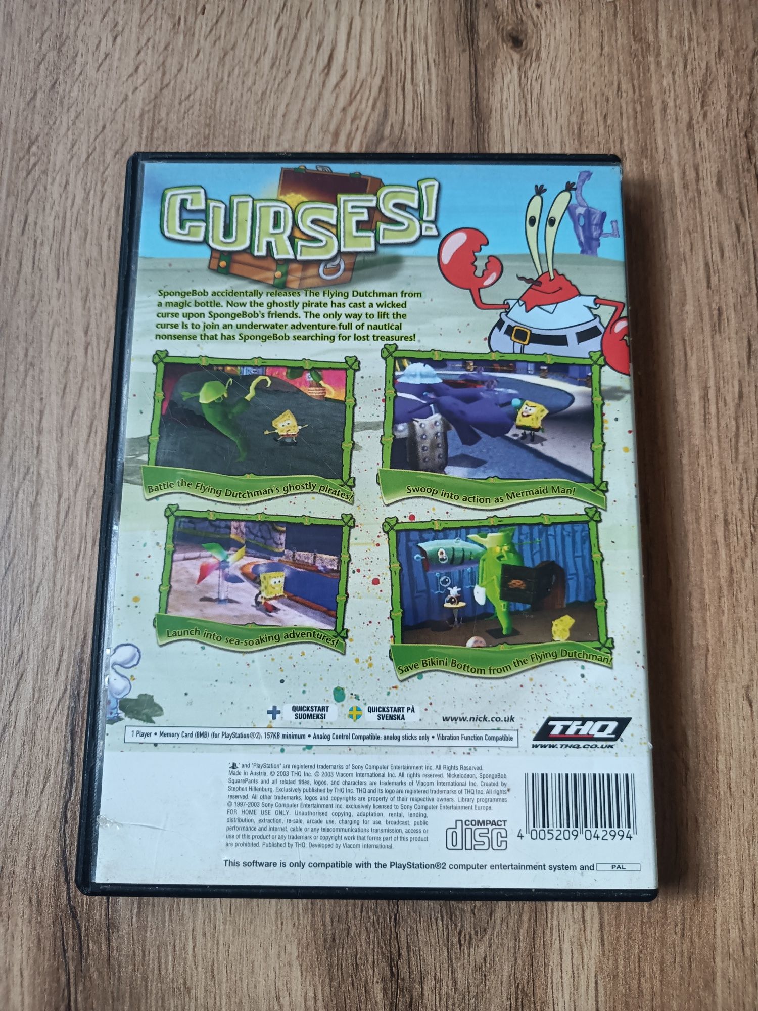 SpongeBob Squarepants Revenge of the Flying Dutchman PS2