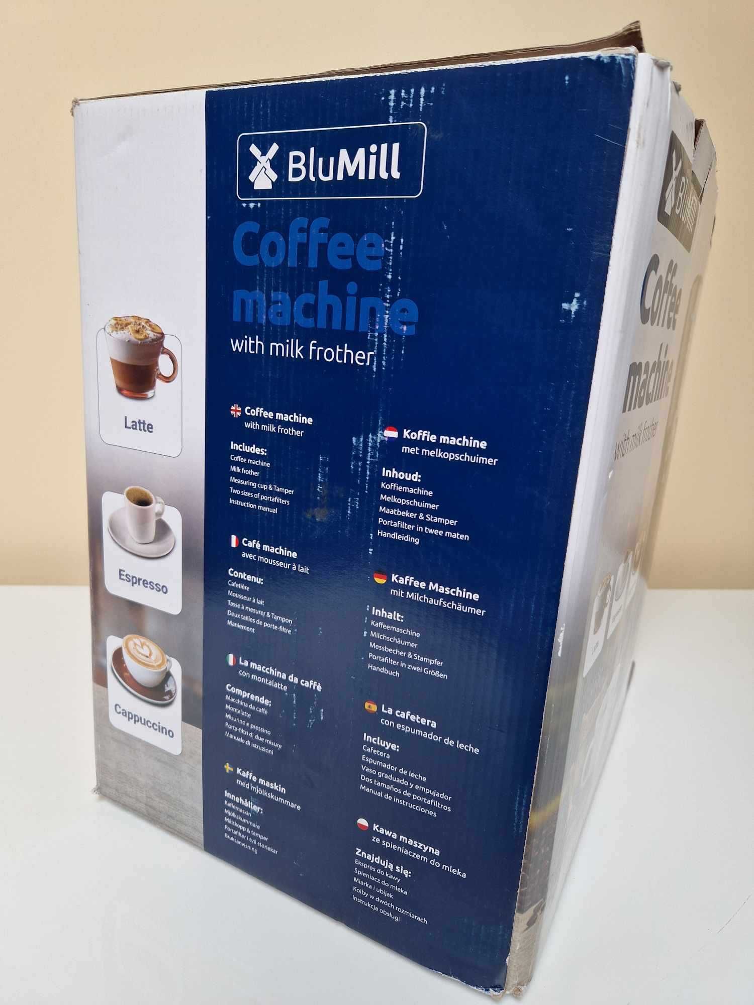 Kolbowy ekspres ciśnieniowy BluMill Caffee machine 1470 W