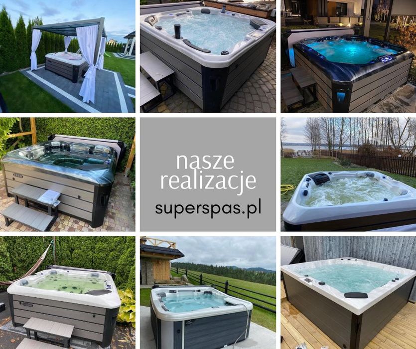 Jacuzzi energooszczędne Spa ogrodowe Eago AWT IN401 Model ECO 6osobowe
