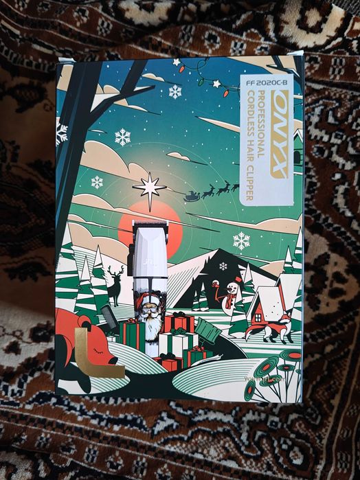 Професійна машинка для стрижки JRL Onyx White Santa Clause