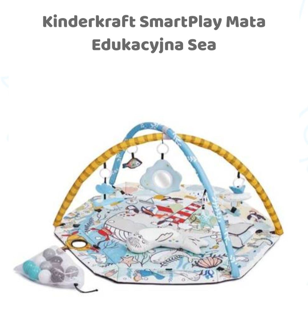 Kinderkraft SmartPlay Mata Edukacyjna Sea