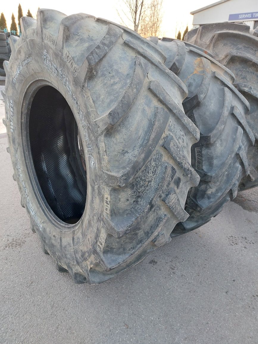 480/70R30 Continental opony używane rolnicze para