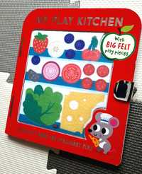 My Play Kitchen książeczka sensoryczna filc mały kucharz angielski